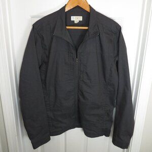 ExOfficio Bugsaway Coen Jacket Men's XL Full Zip Solid Black Outdoor NWOT Travel